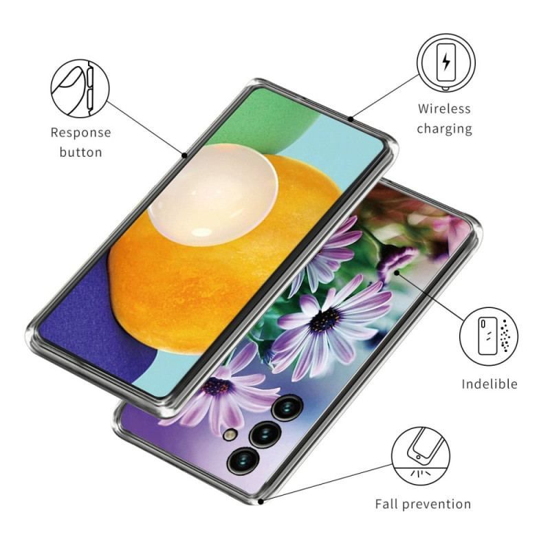 Cover Samsung Galaxy A14 / A14 5G Blomster Silikone