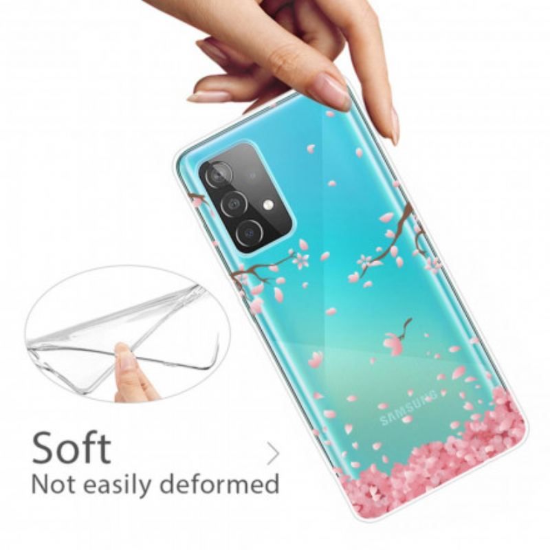 Cover Samsung Galaxy A52 4G / A52 5G / A52s 5G Blomstrende Grene