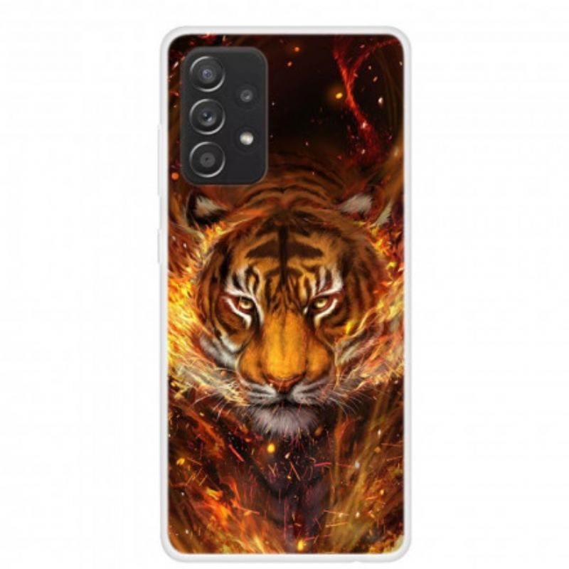 Cover Samsung Galaxy A52 4G / A52 5G / A52s 5G Fleksibel Tiger