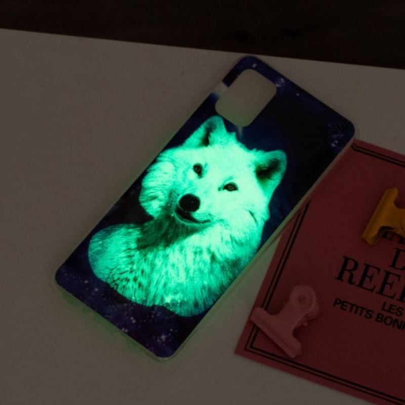 Cover Samsung Galaxy A52 4G / A52 5G / A52s 5G Fluorescerende Wolf Series