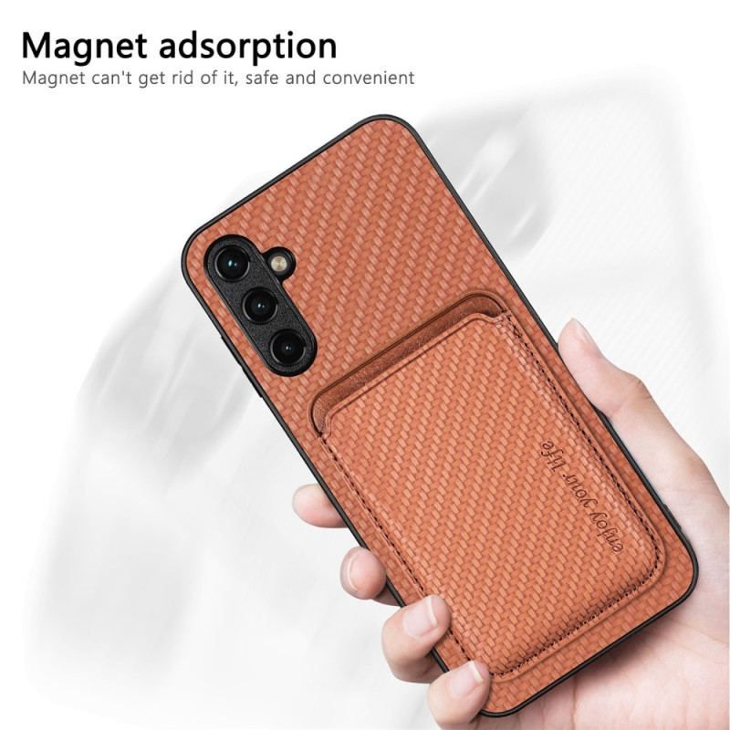 Cover Samsung Galaxy A54 5G Carbon Fiber Kortholder