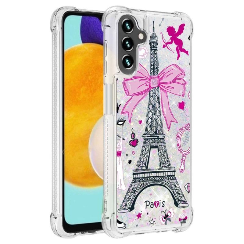 Cover Samsung Galaxy A54 5G Eiffeltårnets Pailletter