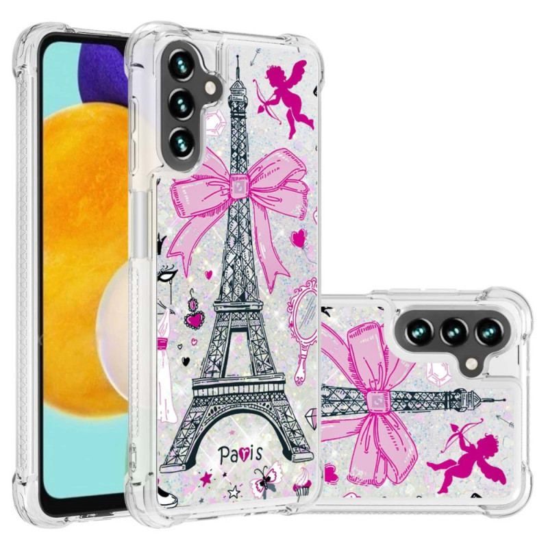 Cover Samsung Galaxy A54 5G Eiffeltårnets Pailletter