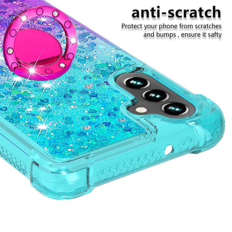 Cover Samsung Galaxy A54 5G Glitter Ring-bracket