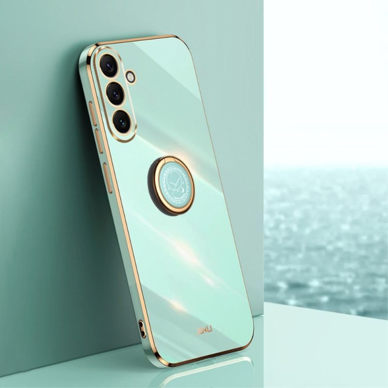 Cover Samsung Galaxy A54 5G Gyldne Kanter Med Ringstøtte