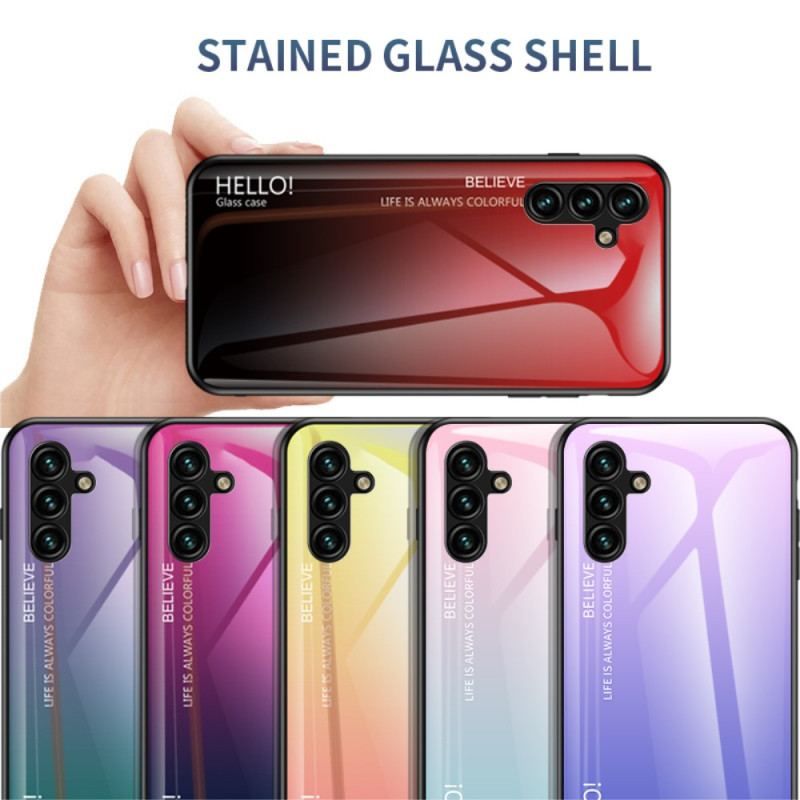 Cover Samsung Galaxy A54 5G Hærdet Glas Hej