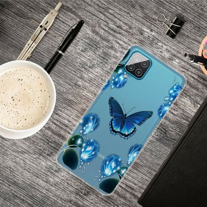 Cover Samsung Galaxy M12 / A12 Butterfly Luksus