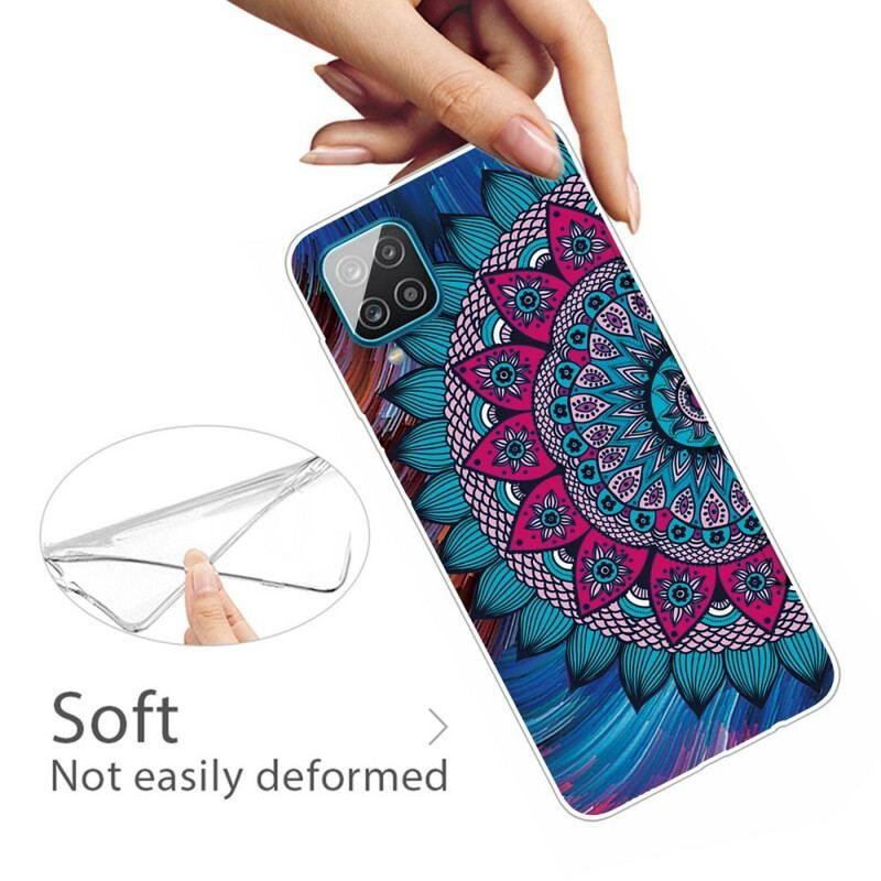 Cover Samsung Galaxy M12 / A12 Farverig Mandala