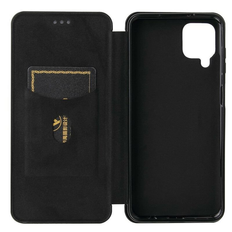 Cover Samsung Galaxy M12 / A12 Flip Cover /kulfiber