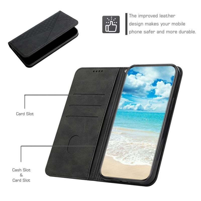 Cover Samsung Galaxy S20 Plus / S20 Plus 5G Flip Cover Geo Lædereffekt