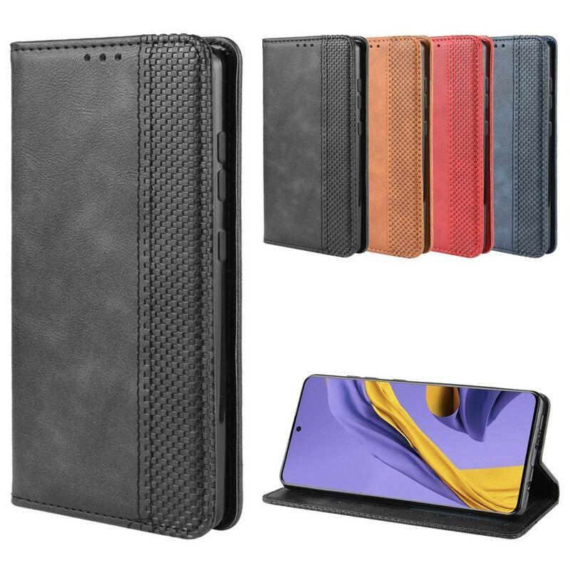 Cover Samsung Galaxy S20 Plus / S20 Plus 5G Flip Cover Stiliseret Vintage Lædereffekt