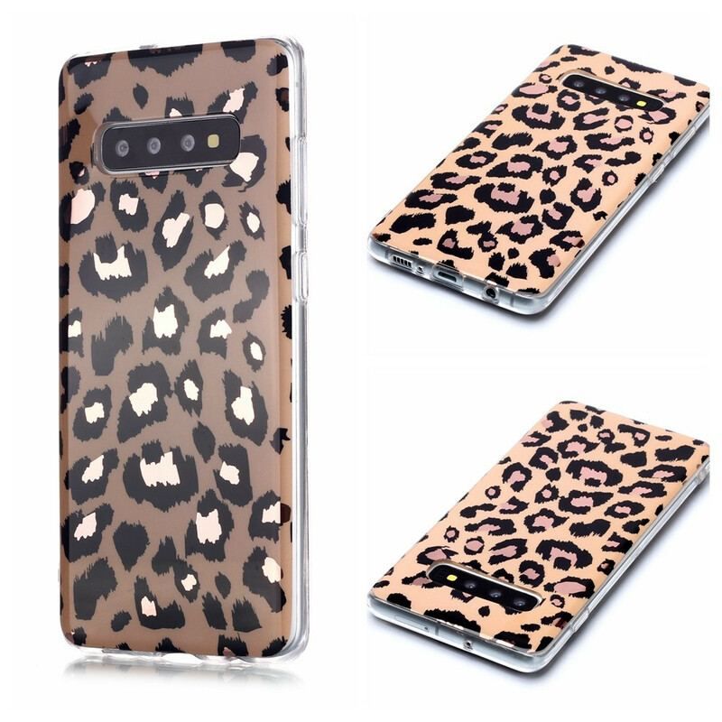 Cover Samsung Galaxy S20 Plus / S20 Plus 5G Leopard Stil Marmor