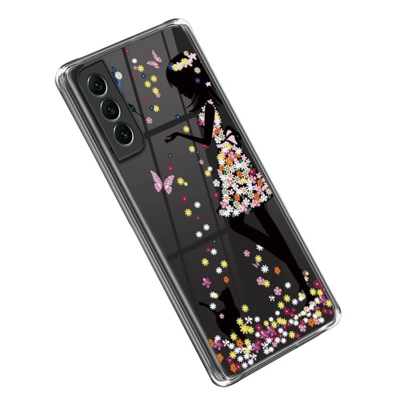 Cover Samsung Galaxy S23 5G Sømløs Blomsterpige