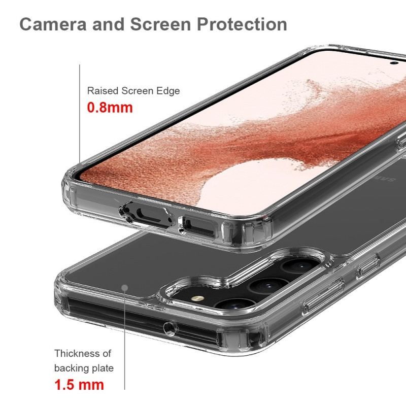 Cover Samsung Galaxy S23 Plus 5G Gennemsigtig Anti-gulning