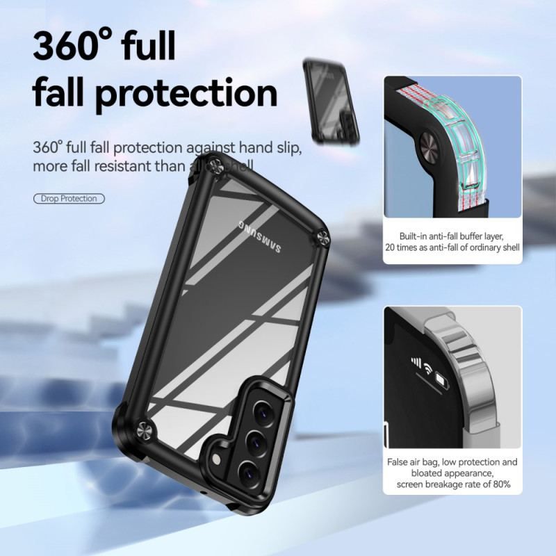 Cover Samsung Galaxy S23 Plus 5G Hybrid Med Aluminiumslegering