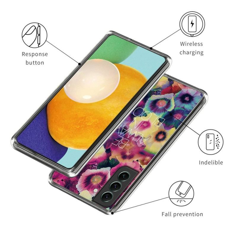 Cover Samsung Galaxy S23 Plus 5G Silikone Er Altid I Blomst
