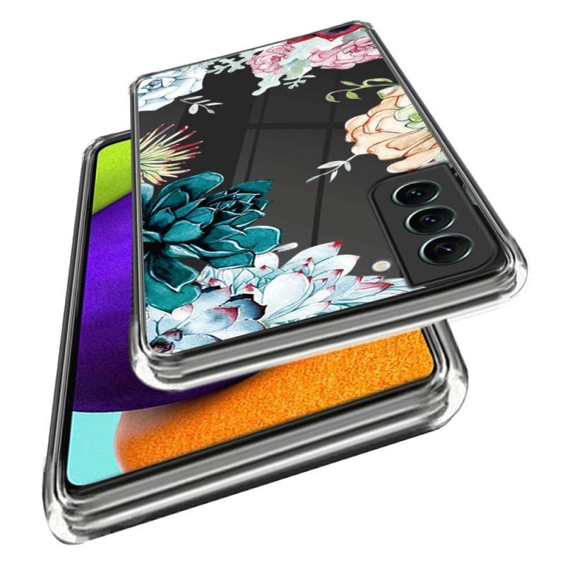 Cover Samsung Galaxy S23 Plus 5G Sømløs Buket Blomster