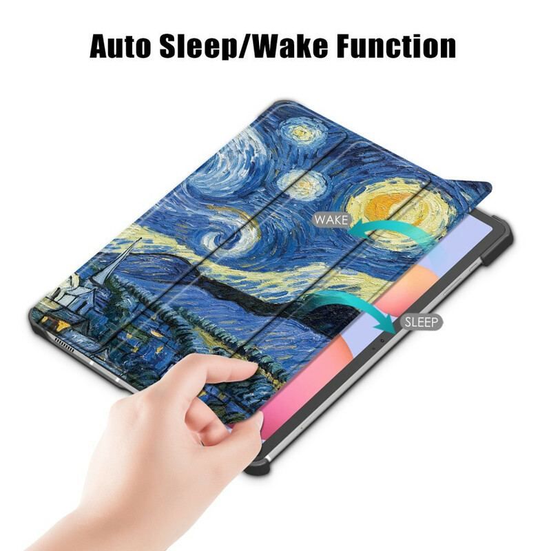 Cover Samsung Galaxy Tab S8 / Tab S7 Forbedret Van Gogh