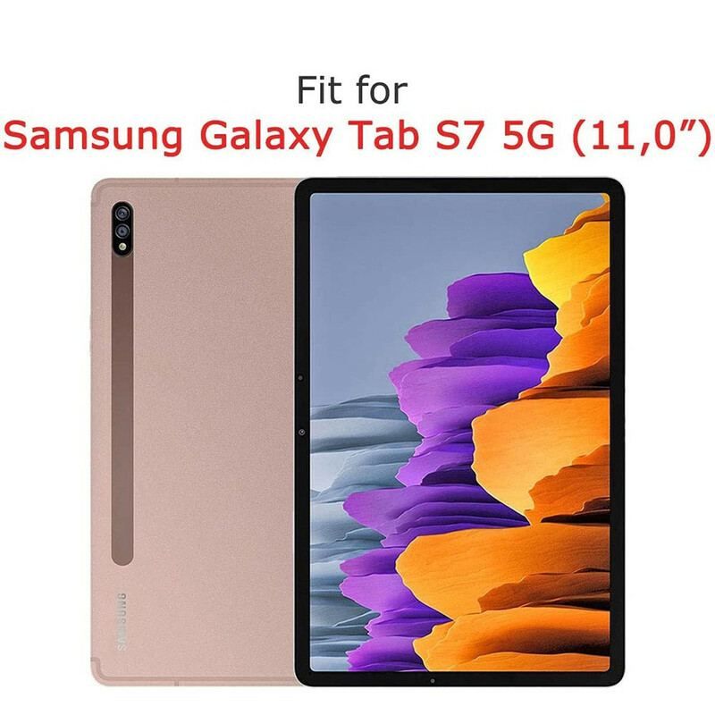Cover Samsung Galaxy Tab S8 / Tab S7 Gennemsigtig Frosted