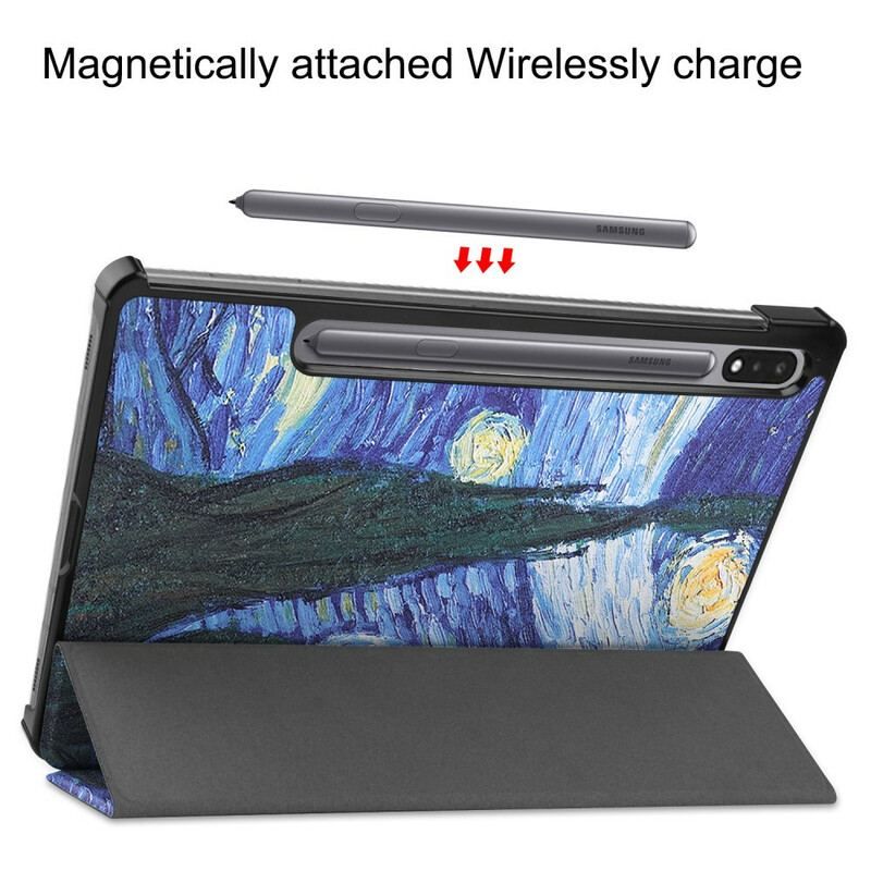 Cover Samsung Galaxy Tab S8 / Tab S7 Starry Night Penneholder