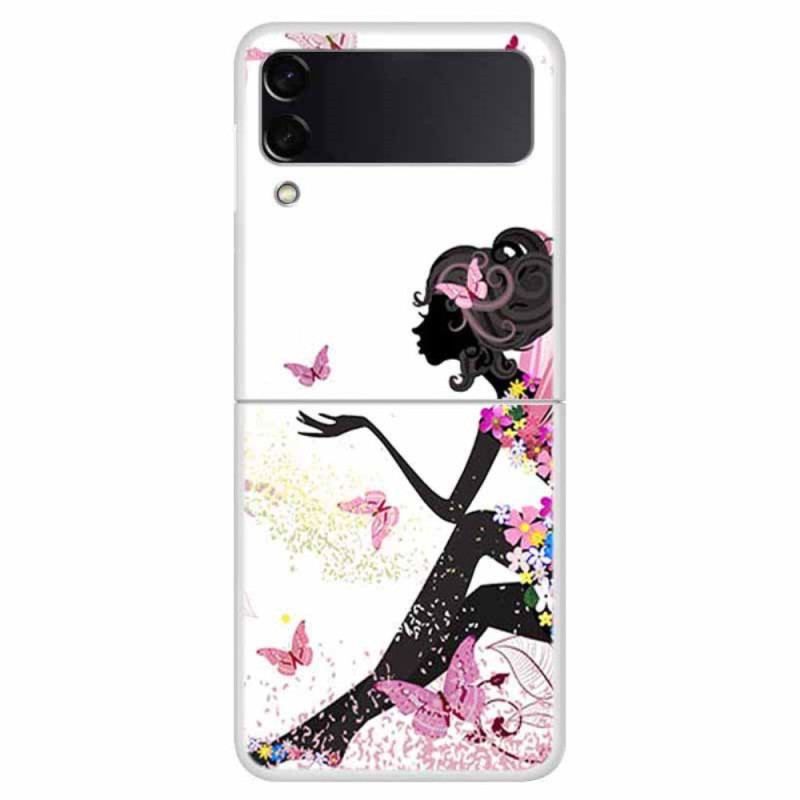 Cover Samsung Galaxy Z Flip 4 Flip Cover Blomsterfe