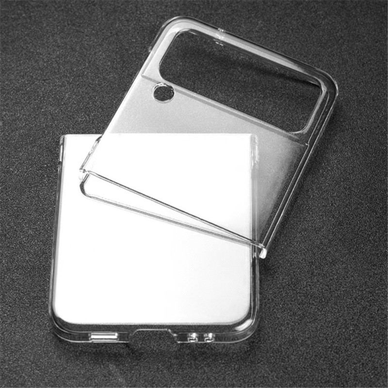 Cover Samsung Galaxy Z Flip 4 Flip Cover Gennemsigtig Plast