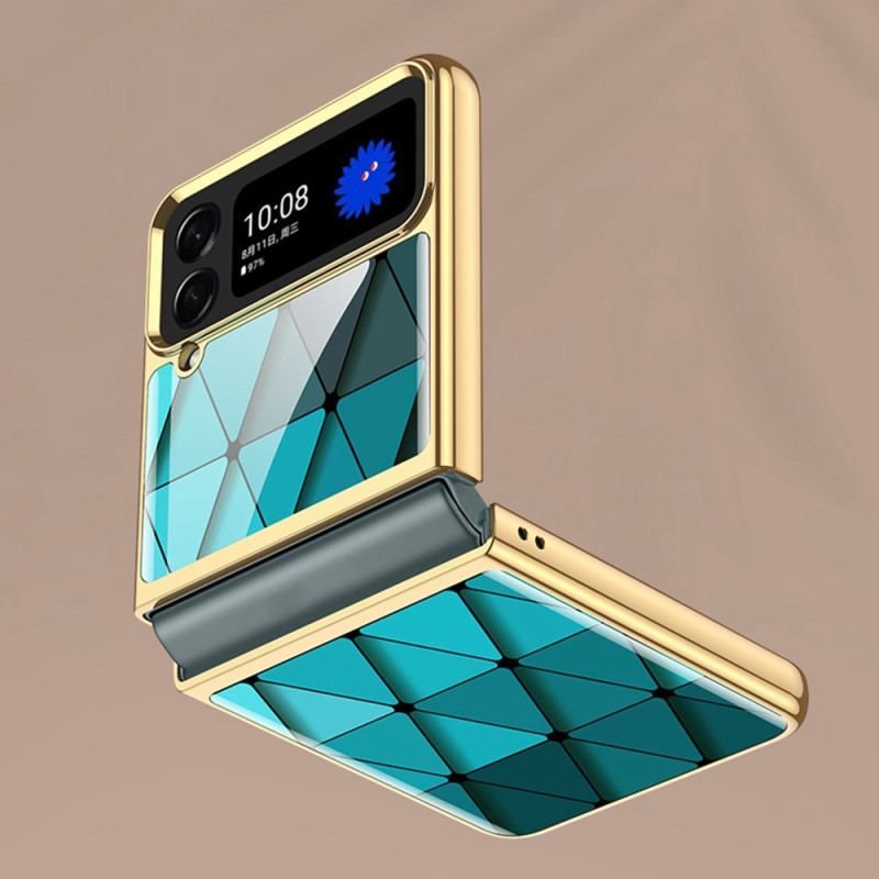 Cover Samsung Galaxy Z Flip 4 Flip Cover Gkk Harlekin Hærdet Glas