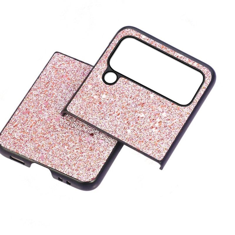 Cover Samsung Galaxy Z Flip 4 Flip Cover Glitter Hud