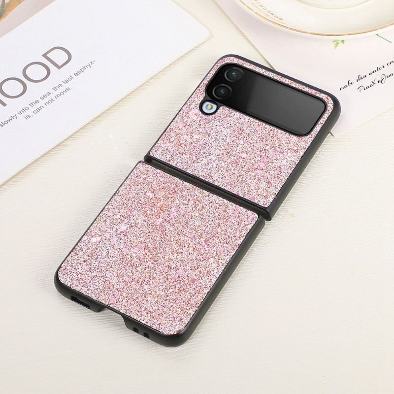 Cover Samsung Galaxy Z Flip 4 Flip Cover Glitter Hud