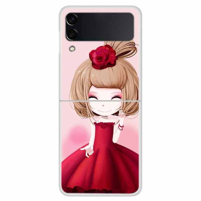 Cover Samsung Galaxy Z Flip 4 Flip Cover Manga Lady