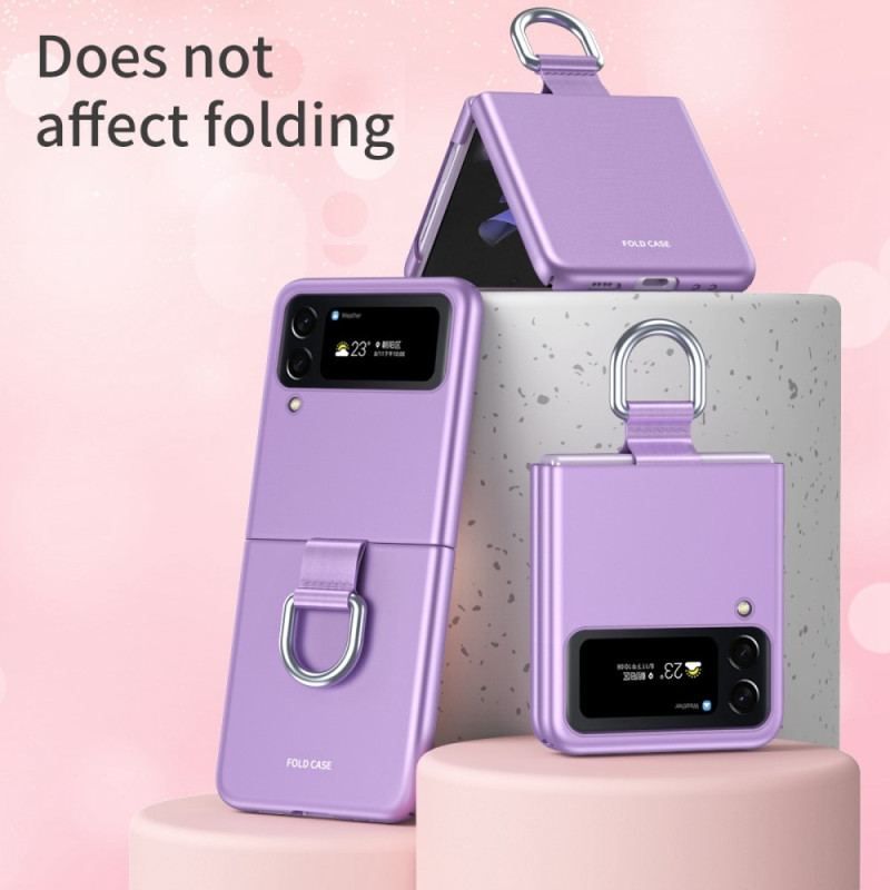 Cover Samsung Galaxy Z Flip 4 Flip Cover Skin-touch Med Ring