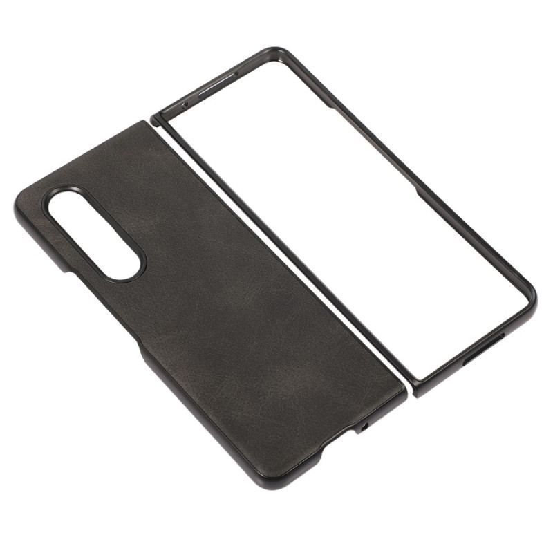 Cover Samsung Galaxy Z Fold 4 Belagt Lædertekstur