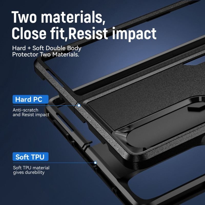 Cover Samsung Galaxy Z Fold 4 Klassisk Resistent