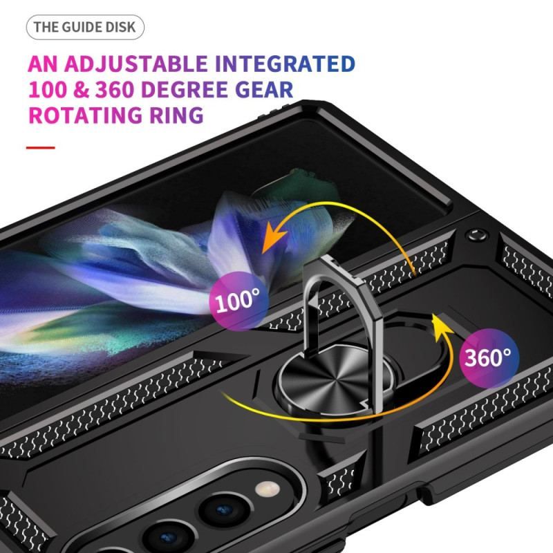 Cover Samsung Galaxy Z Fold 4 Militær Klasse Med Ring