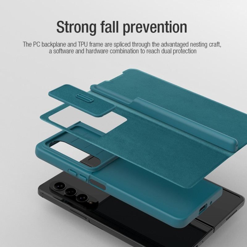 Cover Samsung Galaxy Z Fold 4 Nillkin Qin Pro