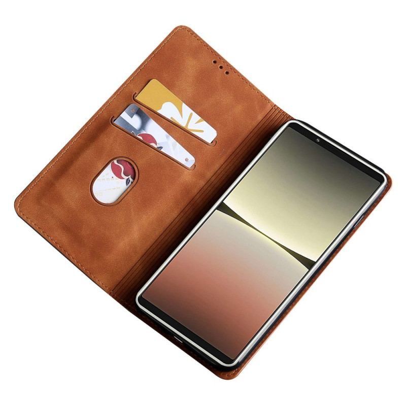 Cover Sony Xperia 5 IV Flip Cover Elegant Kunstlæder