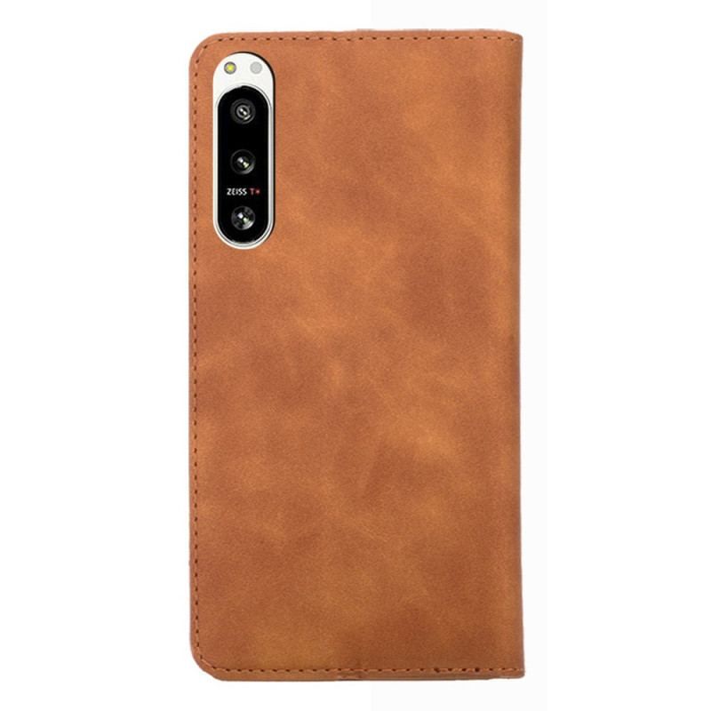 Cover Sony Xperia 5 IV Flip Cover Elegant Kunstlæder