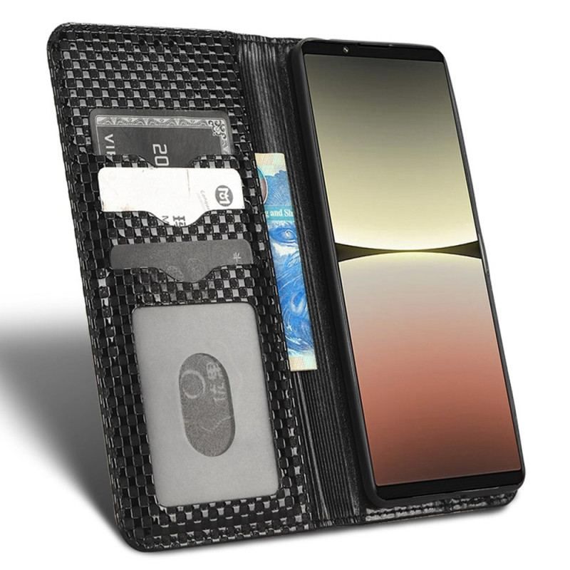 Cover Sony Xperia 5 IV Flip Cover Tekstureret