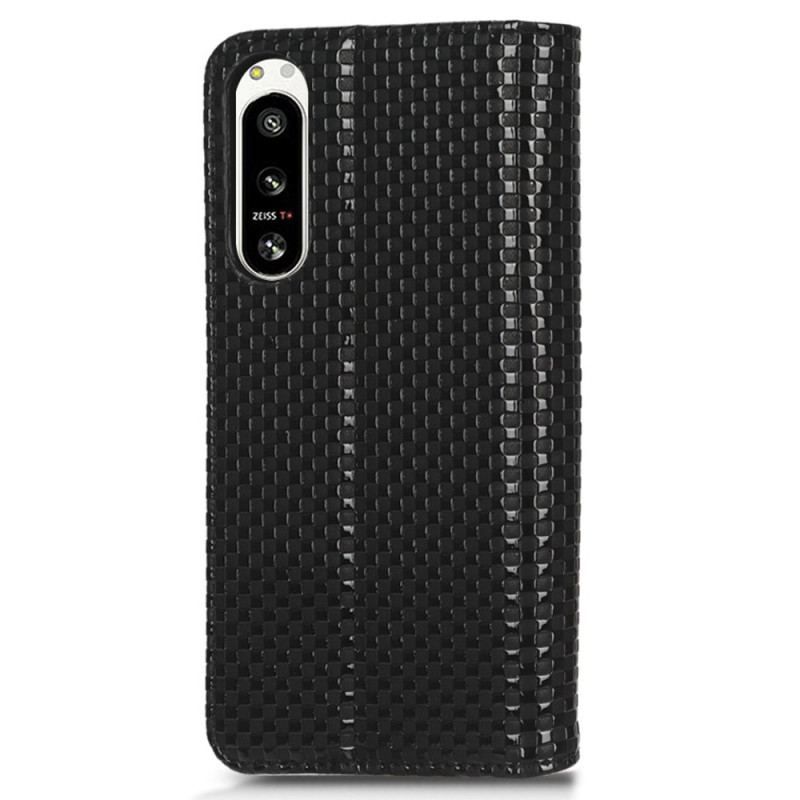 Cover Sony Xperia 5 IV Flip Cover Tekstureret