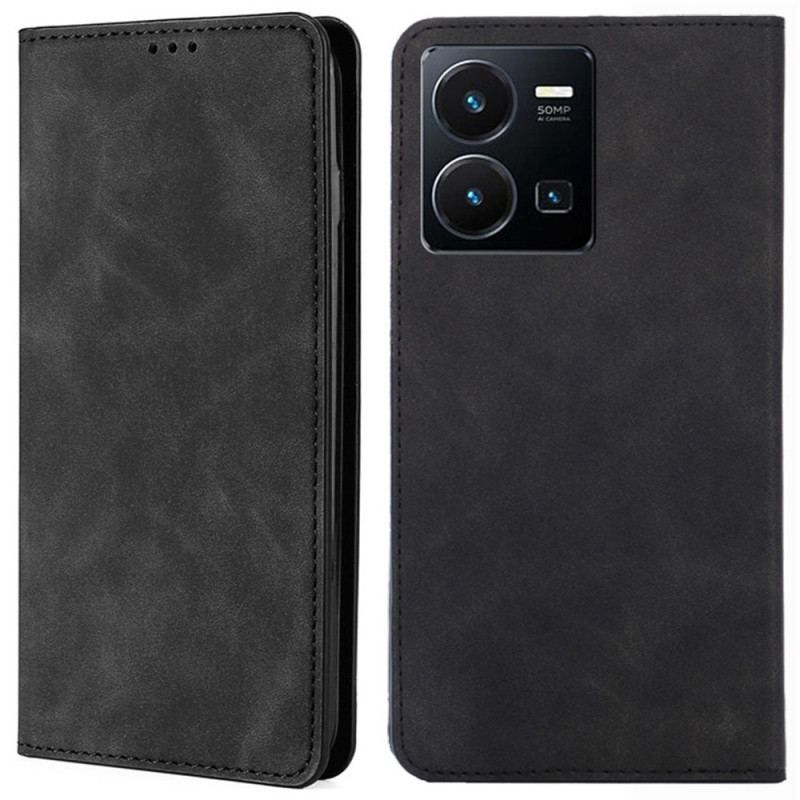 Cover Vivo Y35 Flip Cover Vintage Serie