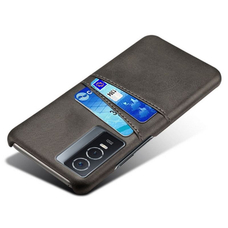 Cover Vivo Y76 5G Dobbelt Kortholder