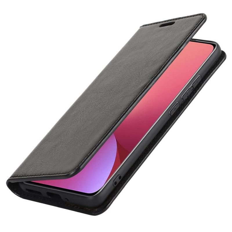 Cover Xiaomi 12 / 12X Flip Cover Ægte Læder