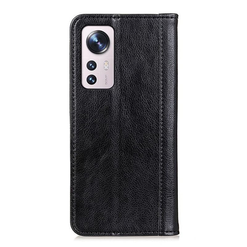 Cover Xiaomi 12 / 12X Flip Cover Farvet Version Split Læder