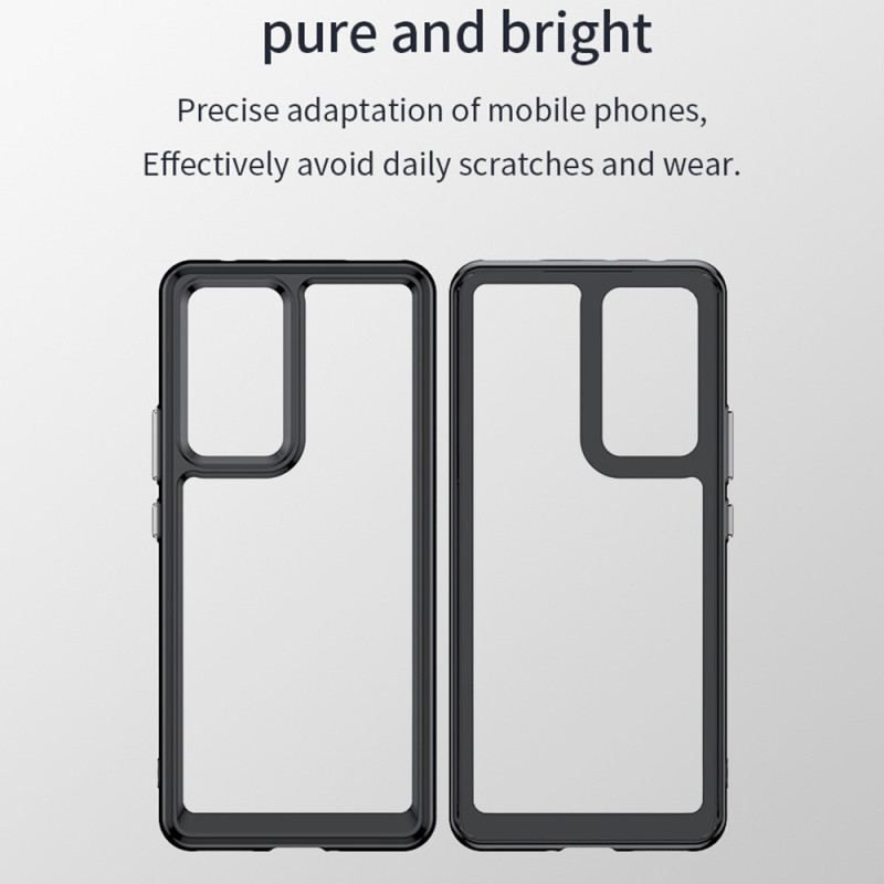 Cover Xiaomi 12 / 12X Gennemsigtig Med Farvede Konturer