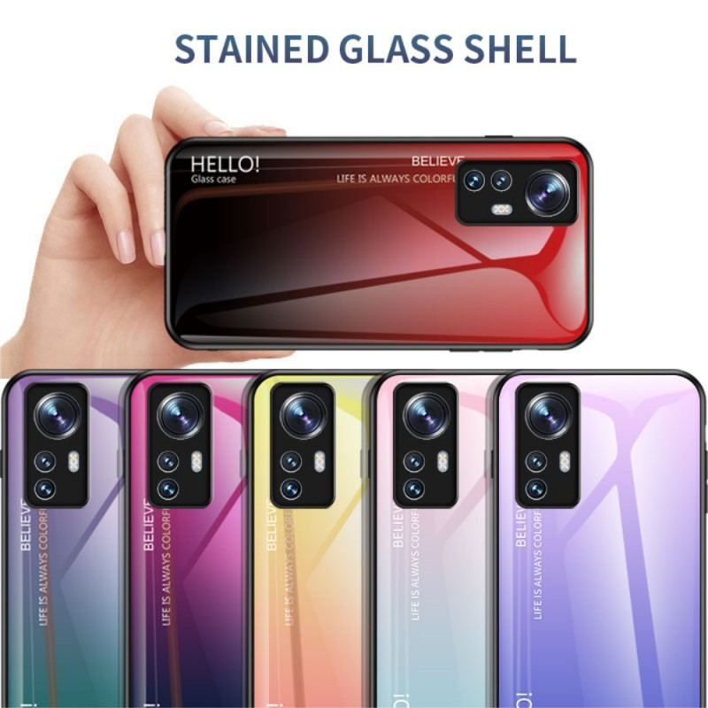 Cover Xiaomi 12 / 12X Hærdet Glas Hej