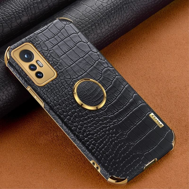 Cover Xiaomi 12 / 12X Krokodilleskind Effekt Ring-support