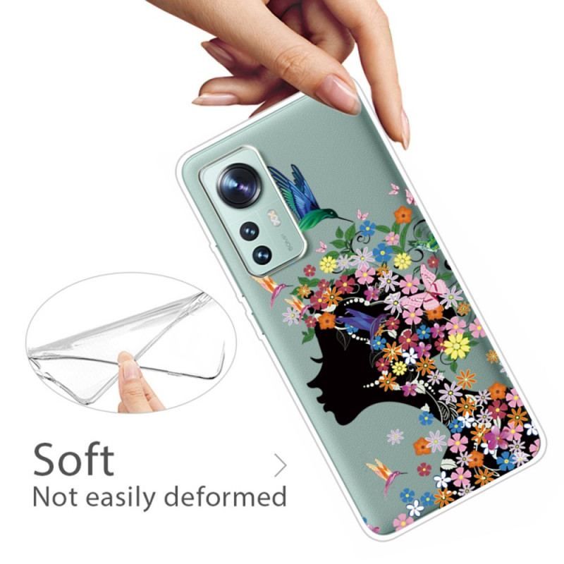 Cover Xiaomi 12 / 12X Smukt Blomsterhoved