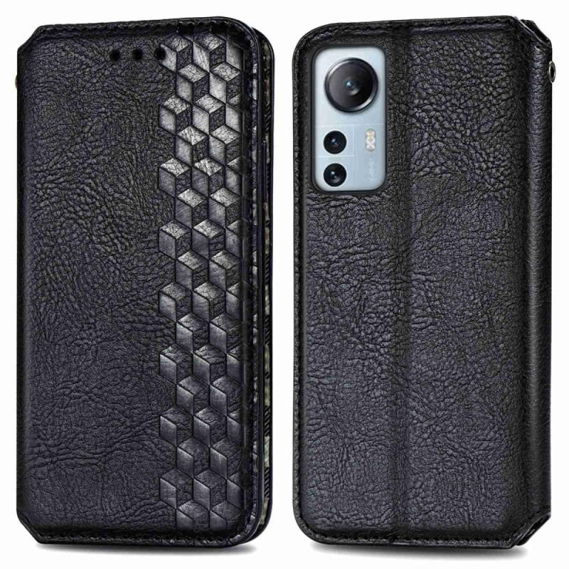 Cover Xiaomi 12 Lite Flip Cover 3d Mønster