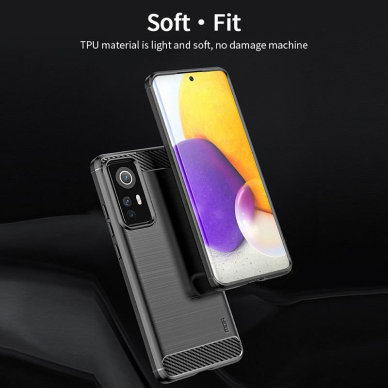 Cover Xiaomi 12 Lite Mofi Børstet Kulfiber