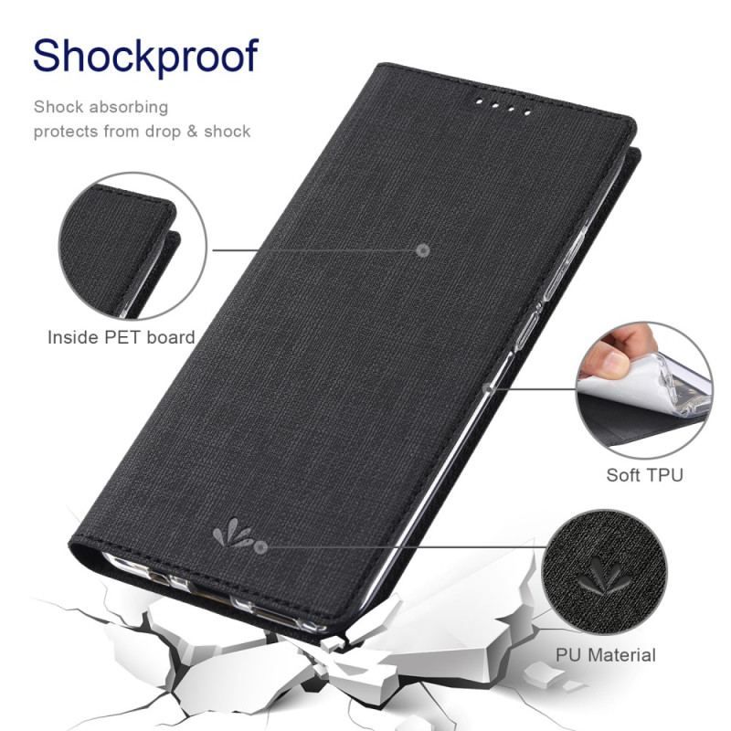 Cover Xiaomi 13 Pro Flip Cover Vili Stoftekstur